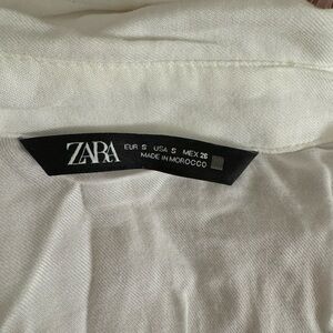 Zara white shirt